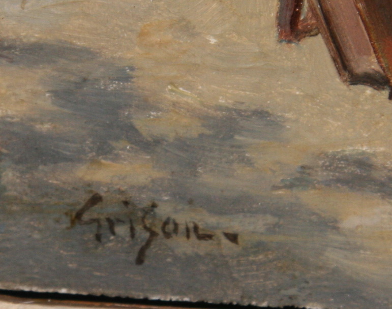 François Adolphe GRISON 1845-1914 " The antique dealer "