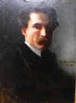 Léon BONNAT 1834-1922 "man's portrait"