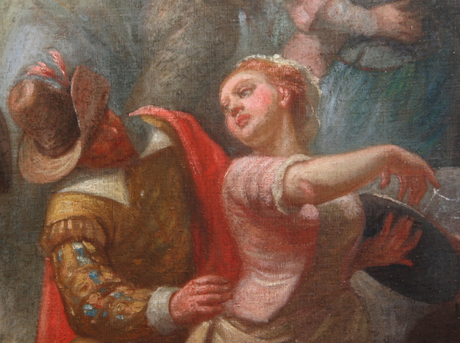 ARNAUD-DURBEC Jean Baptist François 1827-XIX  "feast of village"