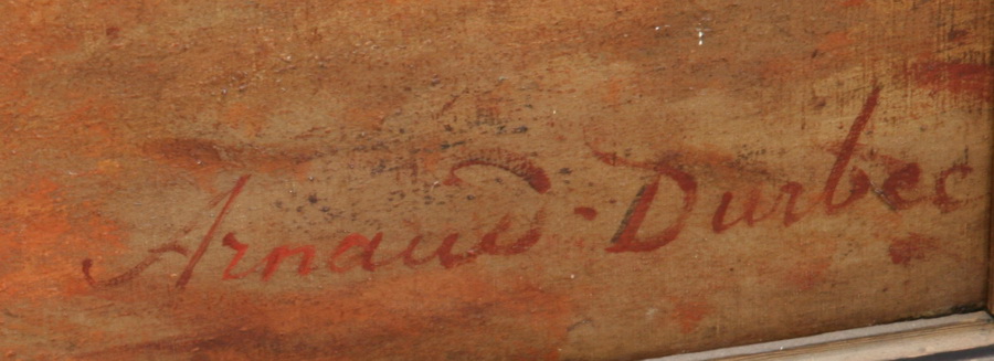 ARNAUD-DURBEC Jean Baptist François 1827-XIX  "feast of village"