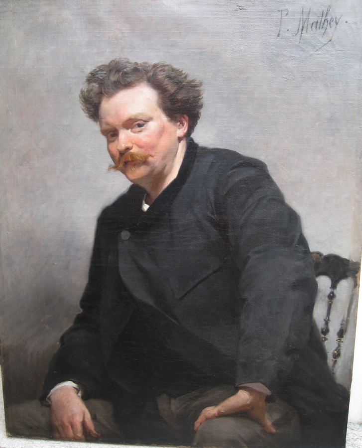 Paul MATHEY 1844-1929 "Portrait d'Eugène Carriere"