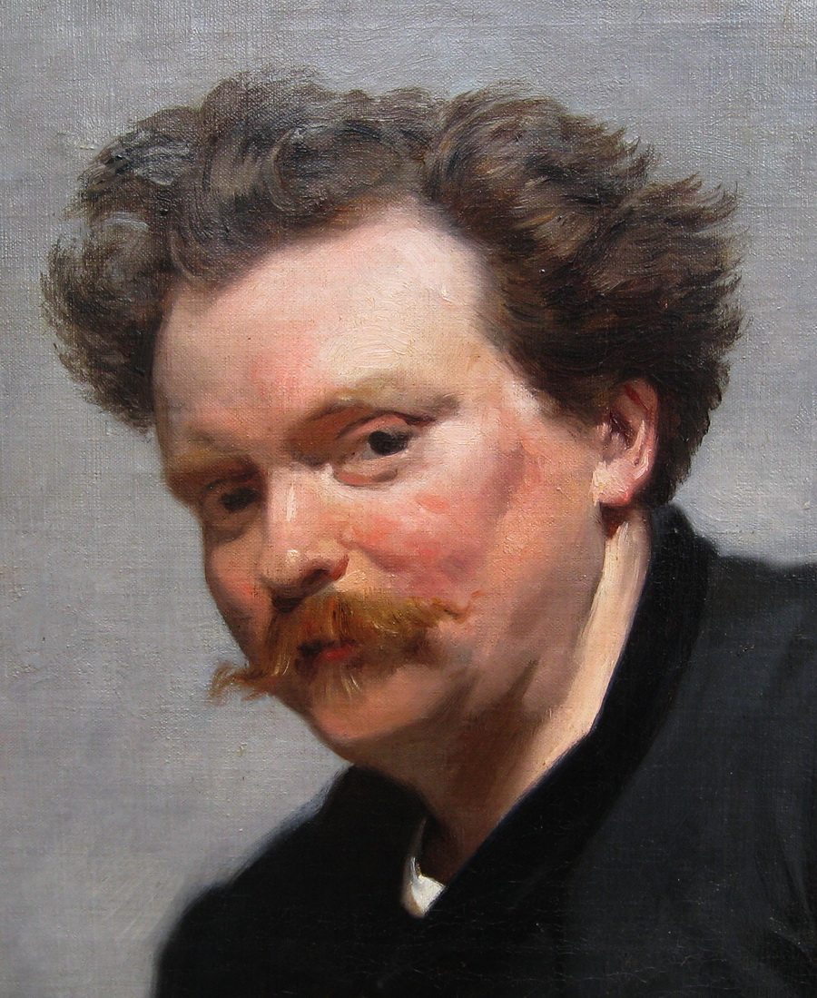 Paul MATHEY 1844-1929 "Portrait d'Eugène Carriere"