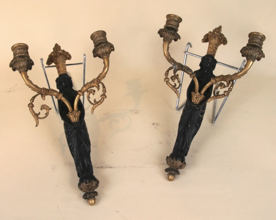 Pair of sconces Empire style circa 1880