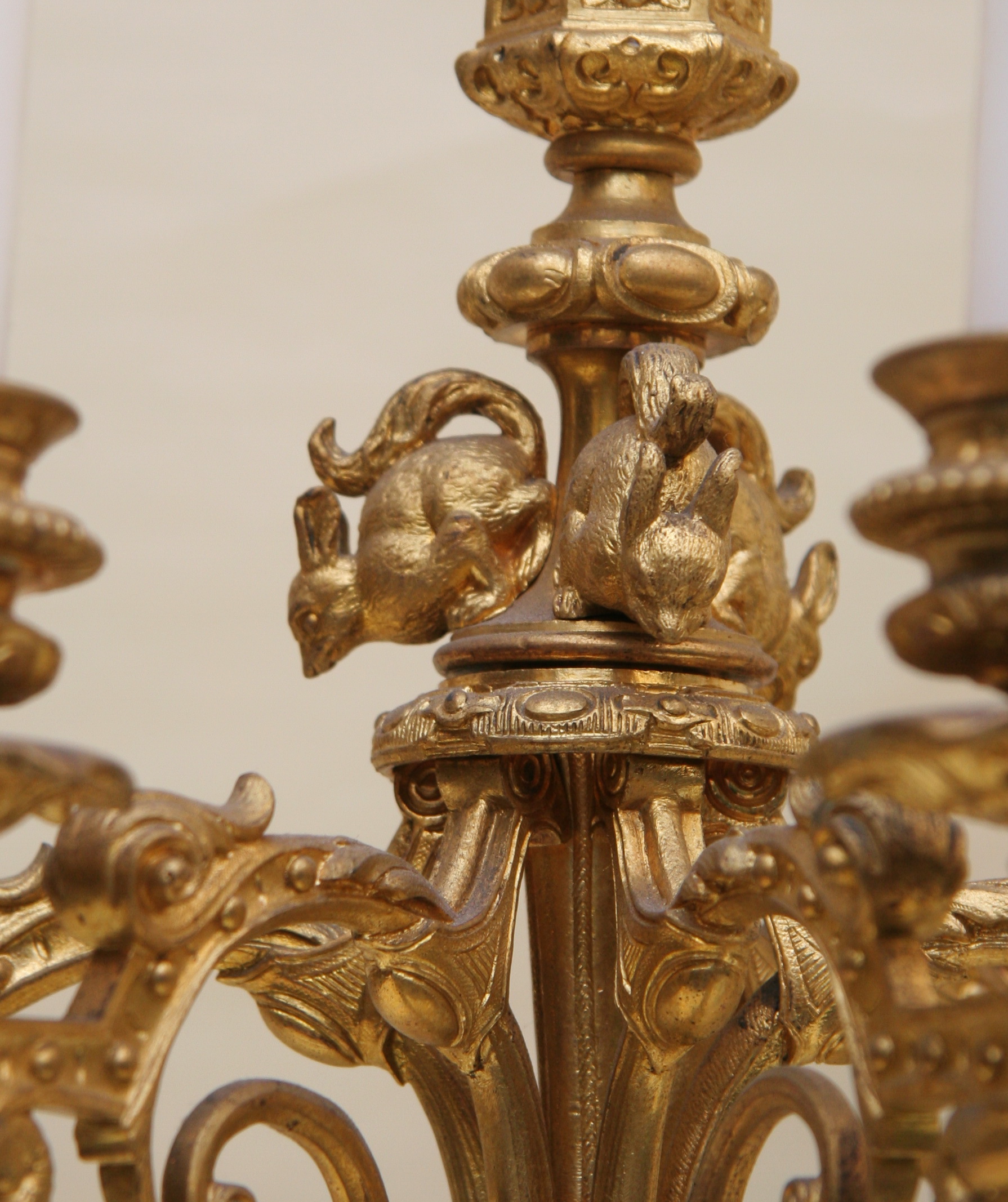 Paire de candélabres "PUTTI" circa 1850