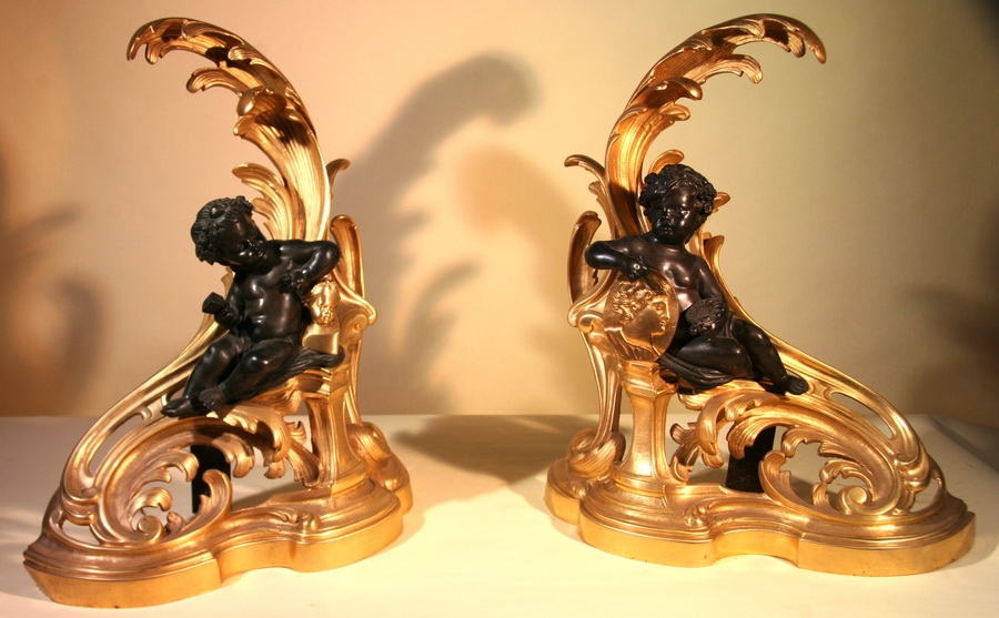 DEVANT DE CHEMINEE BRONZE N.III