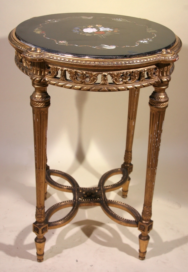 Pedestal table circa 1880