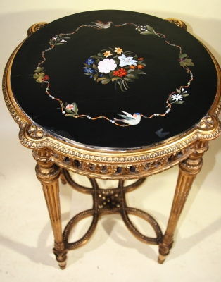 Pedestal table circa 1880