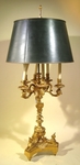 GRANDE LAMPE bronze style Régence