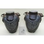 pair of ceramic vases by Choisy Le Roi circa 1880